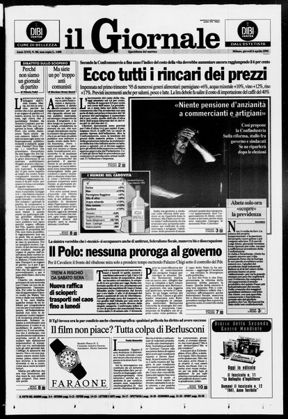 Il giornale : quotidiano del mattino